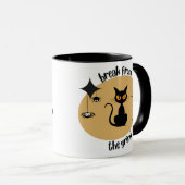 Halloween Mid-Century BFTG Coffee Mok (Voorkant rechts)