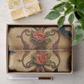 Halloween Middeleeuws Frans patroon Tissuepapier (Geschenk)