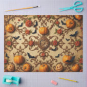 Halloween Middeleeuws Frans patroon Tissuepapier (Craft)