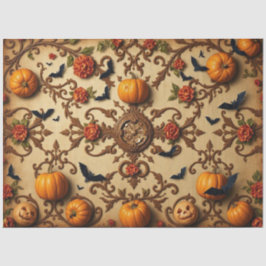 Halloween Middeleeuws Frans patroon Tissuepapier