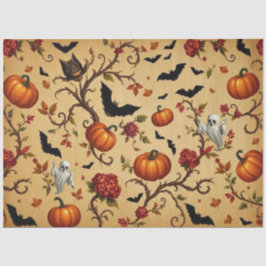 Halloween Middeleeuws Frans patroon Tissuepapier