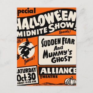 Halloween Midnite Show Briefkaart