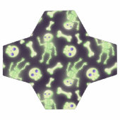 Halloween mignon Éffrayant brillant squelette os c (Plat)