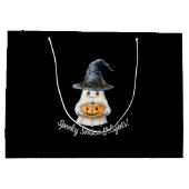 Halloween mignon Fantôme grand sac cadeau (Dos)