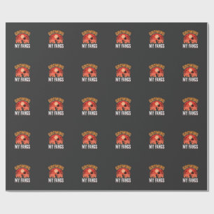 Halloween Mijn Slagtanden Laten Groeien Geheime Ka Cadeaupapier