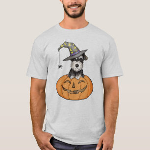 Halloween Miniature Schnauzer T-shirt