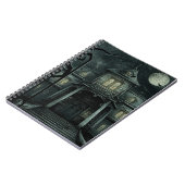 Halloween Mint Oerwoud Green Haunted Manor Notitieboek (Linkerzijde)