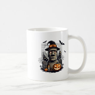 Halloween Moai-standbeeld Oude Cultuur Koffiemok