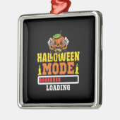 Halloween Mode Loading Birthday Metalen Ornament (Links)