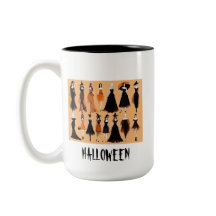 Halloween Mode stylish robes Illustration Mug