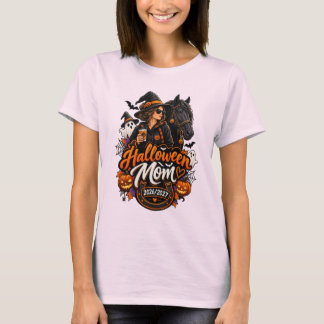 Halloween Moeder 2026 2027 – Griezels Horse Moeder T-shirt