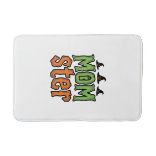Halloween Moeder Monster Vintage Moeder Shirt Ontw Badmat