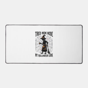 Halloween Moeder Shirt Moe Uitgeput Kostuum Vintag Bureaumat
