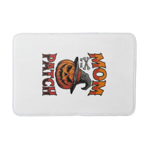 Halloween Moeder Shirt Pompoen Botten Vintage Kuns Badmat