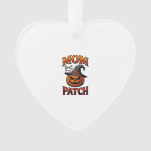 Halloween Moeder Shirt Pompoen Botten Vintage Kuns Ornament