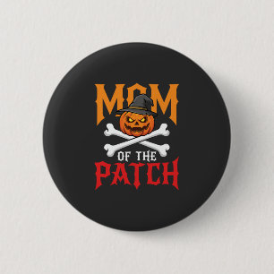 Halloween Moeder van de Patch Pompoen Heks Ronde Button 5,7 Cm