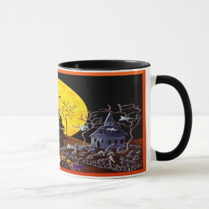 Halloween mok "Blijf lopen"