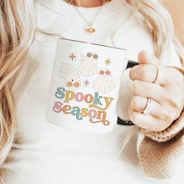 Halloween Mok Retro Schattige Ghost Spooky Seizoen