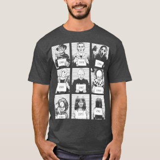 Halloween Mok Shot Horror Character T-shirt