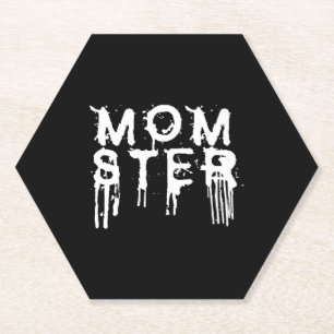 Halloween Momster Kartonnen Onderzetters