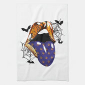 Halloween Mond Theedoek (Verticaal)