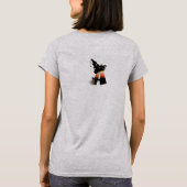 Halloween Monogram Letter A T-shirt (Achterkant)
