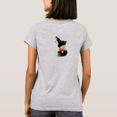 Halloween Monogram Letter B T-shirt (Achterkant)