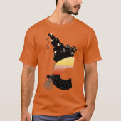 Halloween Monogram Letter C T-shirt (Voorkant)