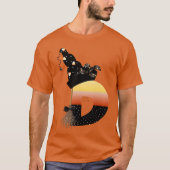Halloween Monogram Letter D T-shirt (Voorkant)