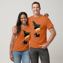 Halloween Monogram Letter E T-shirt