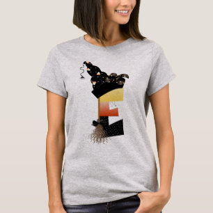 Halloween Monogram Letter E T-shirt