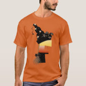 Halloween Monogram Letter F T-shirt (Voorkant)