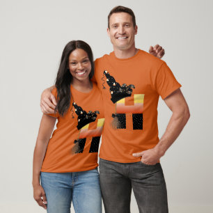 Halloween monogram letter H T-shirt