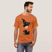 Halloween Monogram Letter L T-shirt (Voorkant volledig)