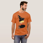 Halloween monogram letter S T-shirt (Voorkant volledig)