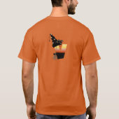 Halloween Monogram Letter V T-shirt (Achterkant)