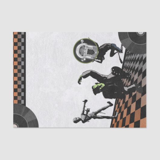 Halloween Monster Bash Costume Party Tissuepapier (Voorkant)