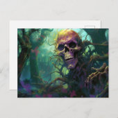 Halloween Monster Briefkaart (Voorkant / Achterkant)