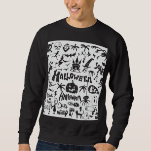 Halloween Monster Doodles Plezier Trui