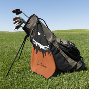 Halloween Monster Golfhanddoek