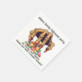 Halloween Monster Hand Snoep Protector Servet (Hoek)