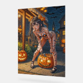 Halloween Monster Jack-o-Lantern & Bat Vixen Girl (Angle)