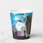 Halloween Monster Kinder Halloween Party Papieren Bekers (Voorkant)