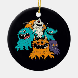 Halloween/Monster/Oktober/Herfst  Keramisch Ornament