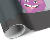 Halloween Monster Scene Cadeaupapier (Rol Hoek)