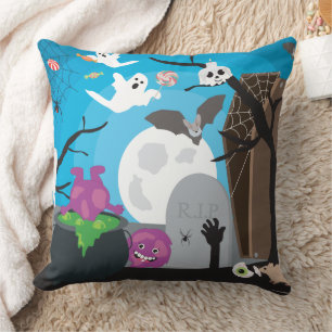Halloween Monster Scene Kussen