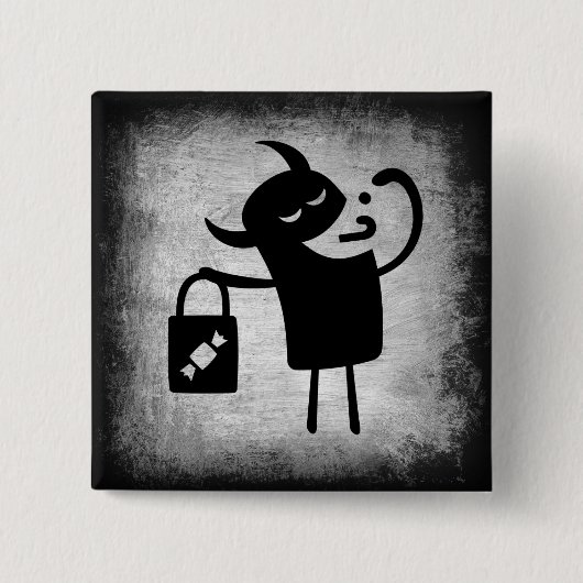 Halloween Monster Trick of Treer Button (Voorkant)