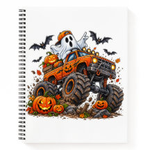 Halloween Monster Truck Pompoen Geest Bestuurder G