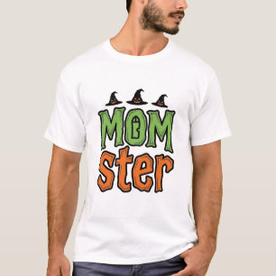 Halloween Monster Vintage Moeder Shirt Ontwerp_1