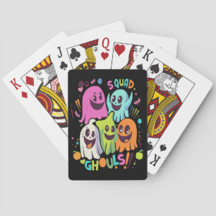 Halloween Monsters Bende Pokerkaarten